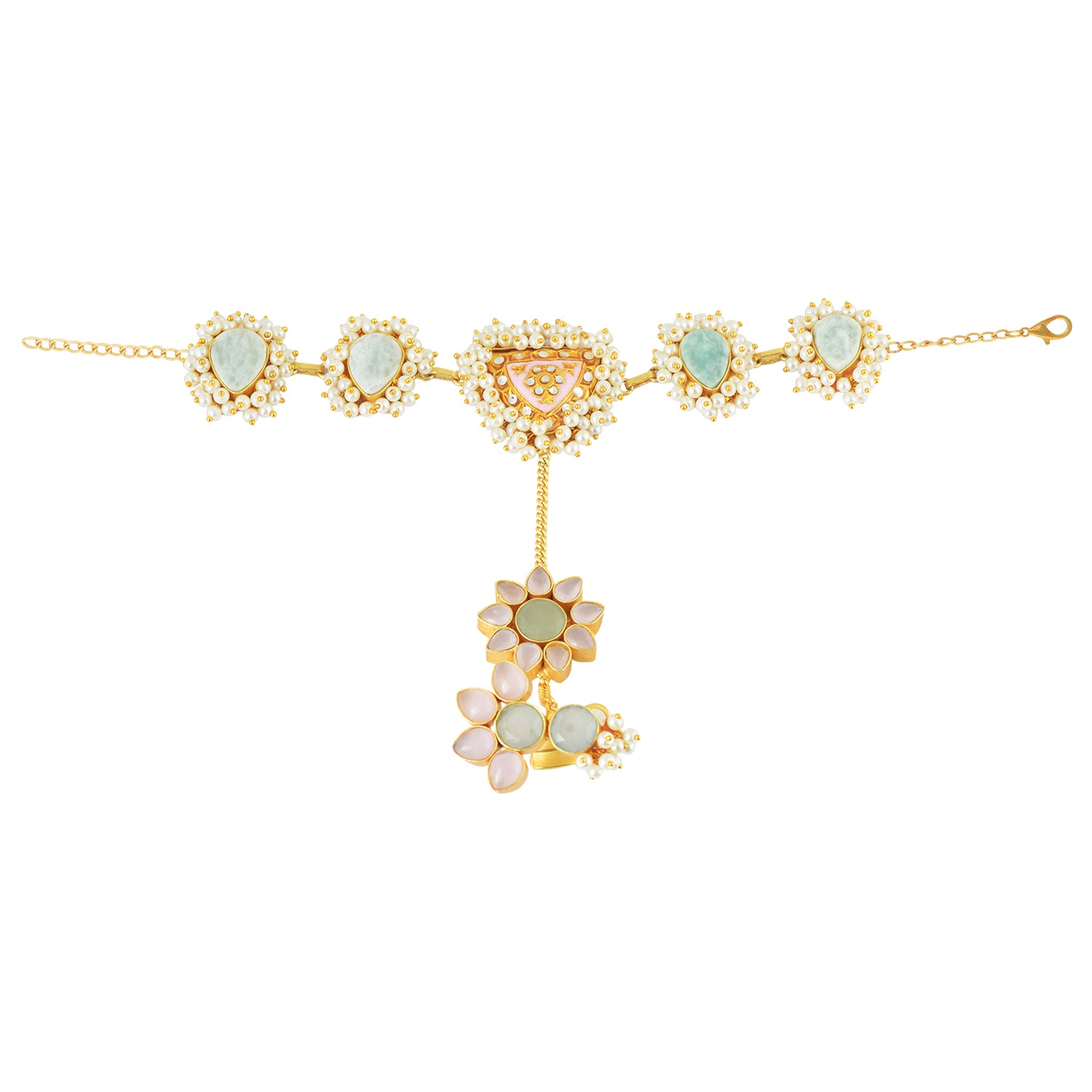 Conventional Merge Pearl statement Hand Harness