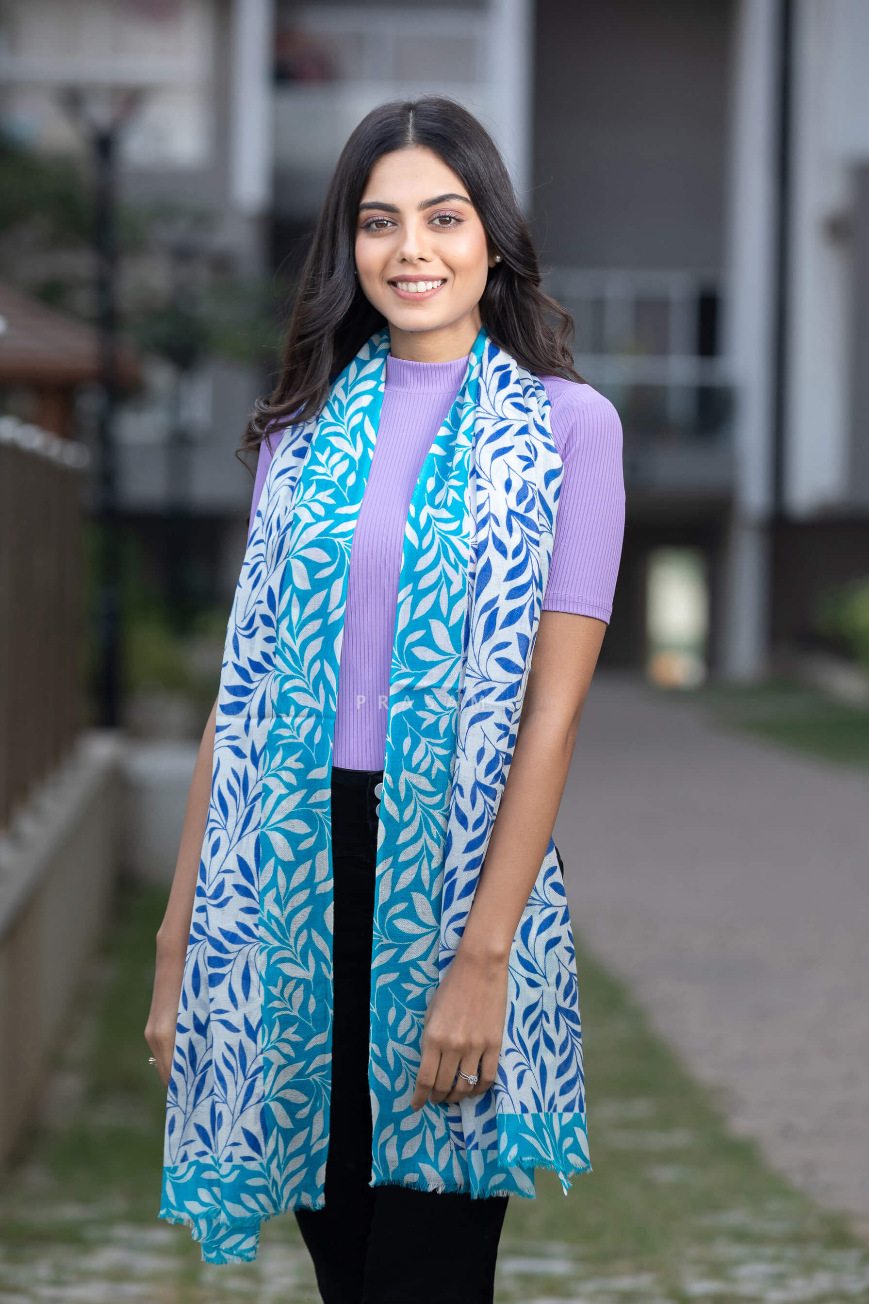 Playful Patterns-Pashmina Weave Stole